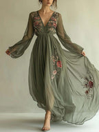 Laurelle™ Elegante Chiffon Jurk