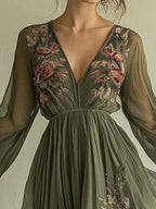 Laurelle™ Elegante Chiffon Jurk