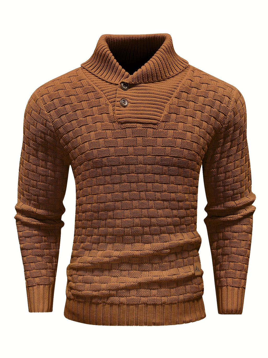 Malcolm | Textured Shawl-Collar Sweater