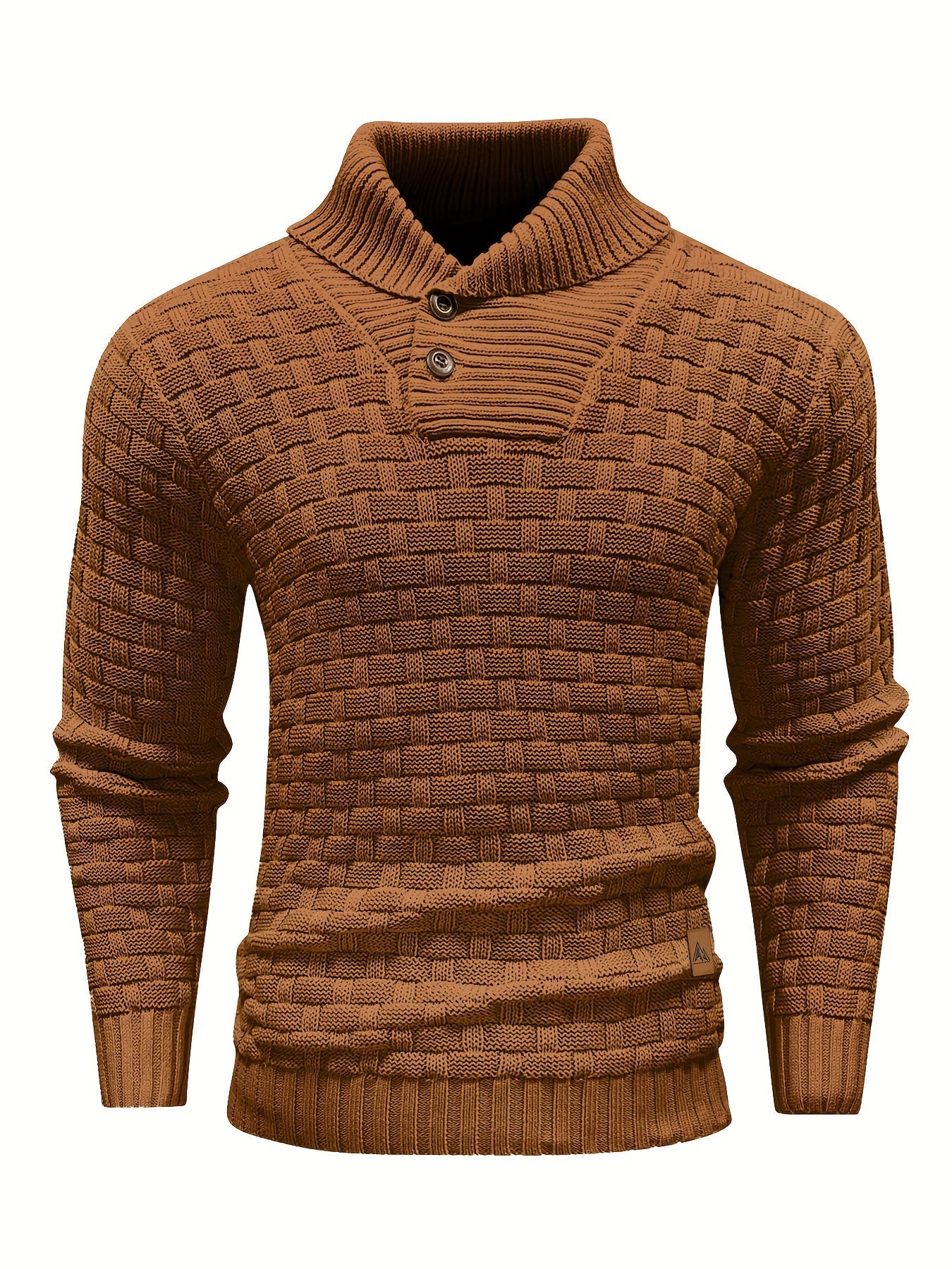 Malcolm | Textured Shawl-Collar Sweater