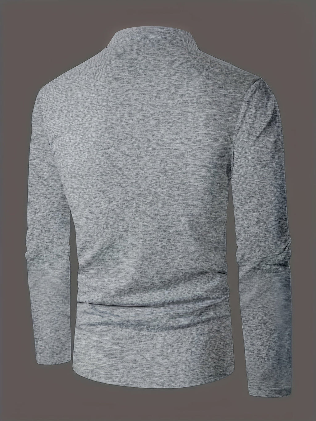 Gareth | Verfijnde Lange Mouwen Henley Shirt