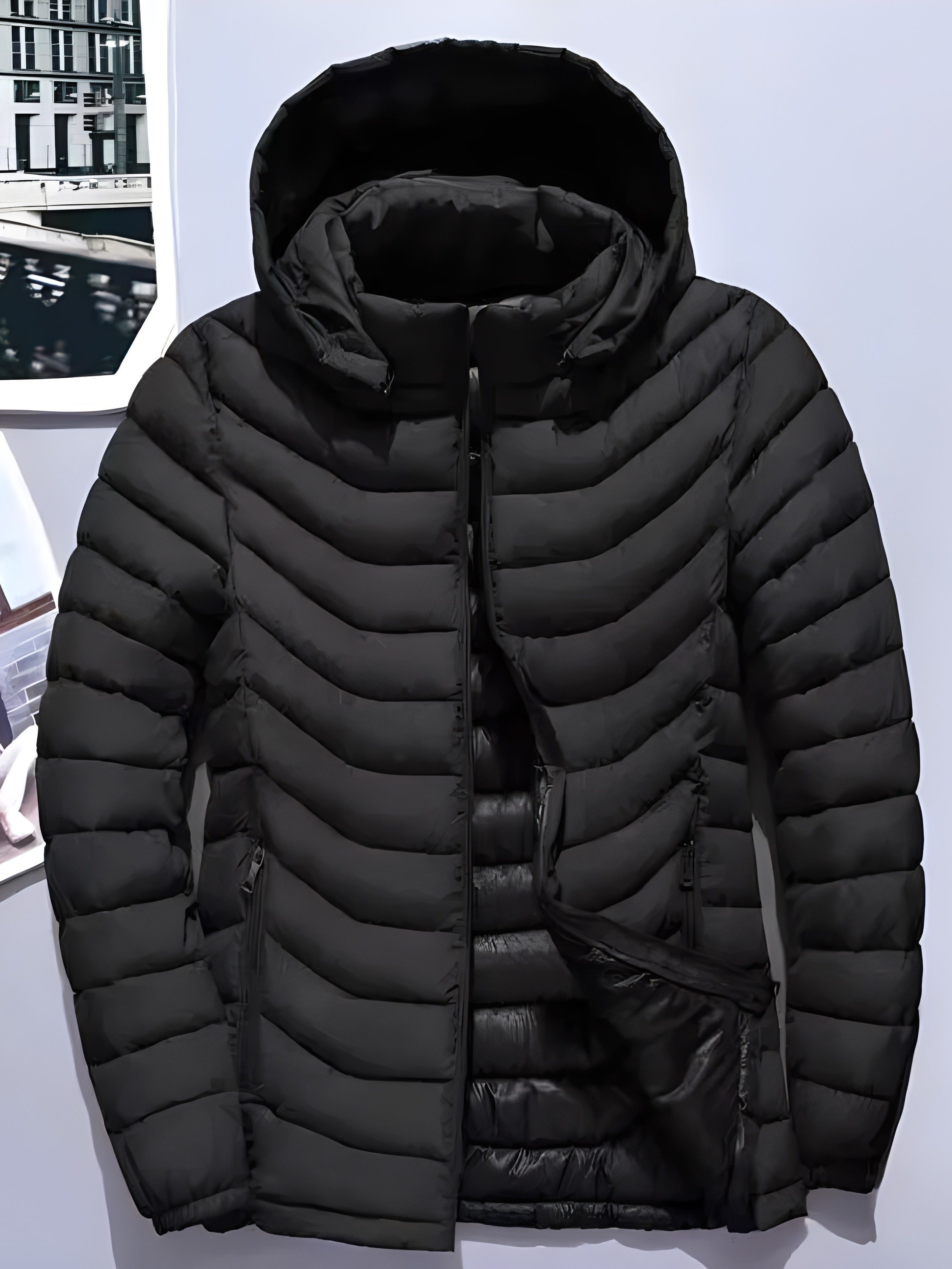 Silas | Gewatteerde Puffer Jacket met Kap