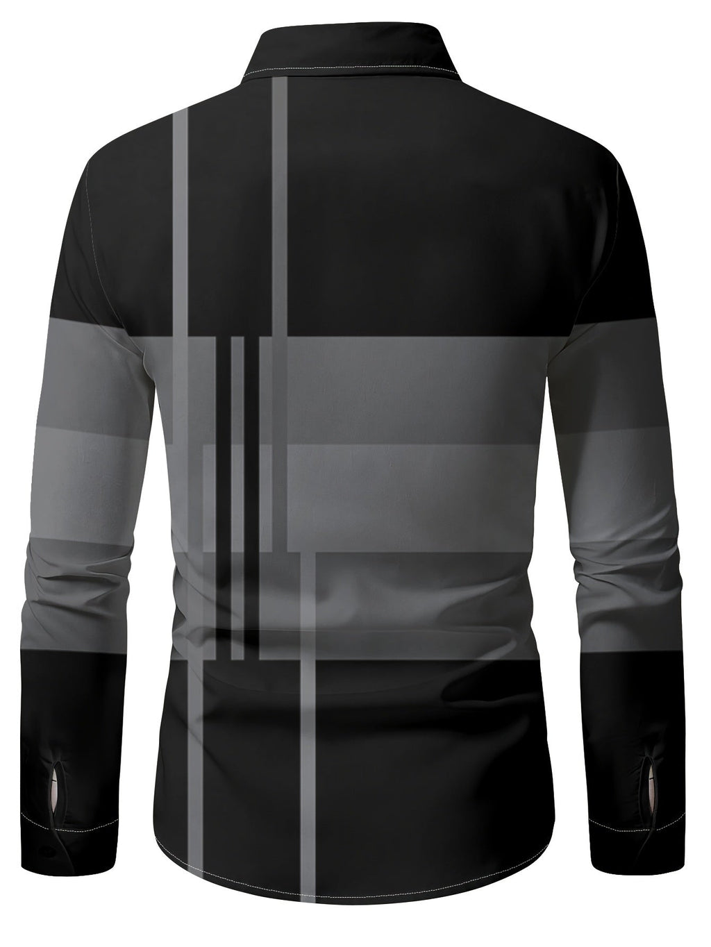 Nathan | Verfijnde Colorblock Overhemd met Knopen
