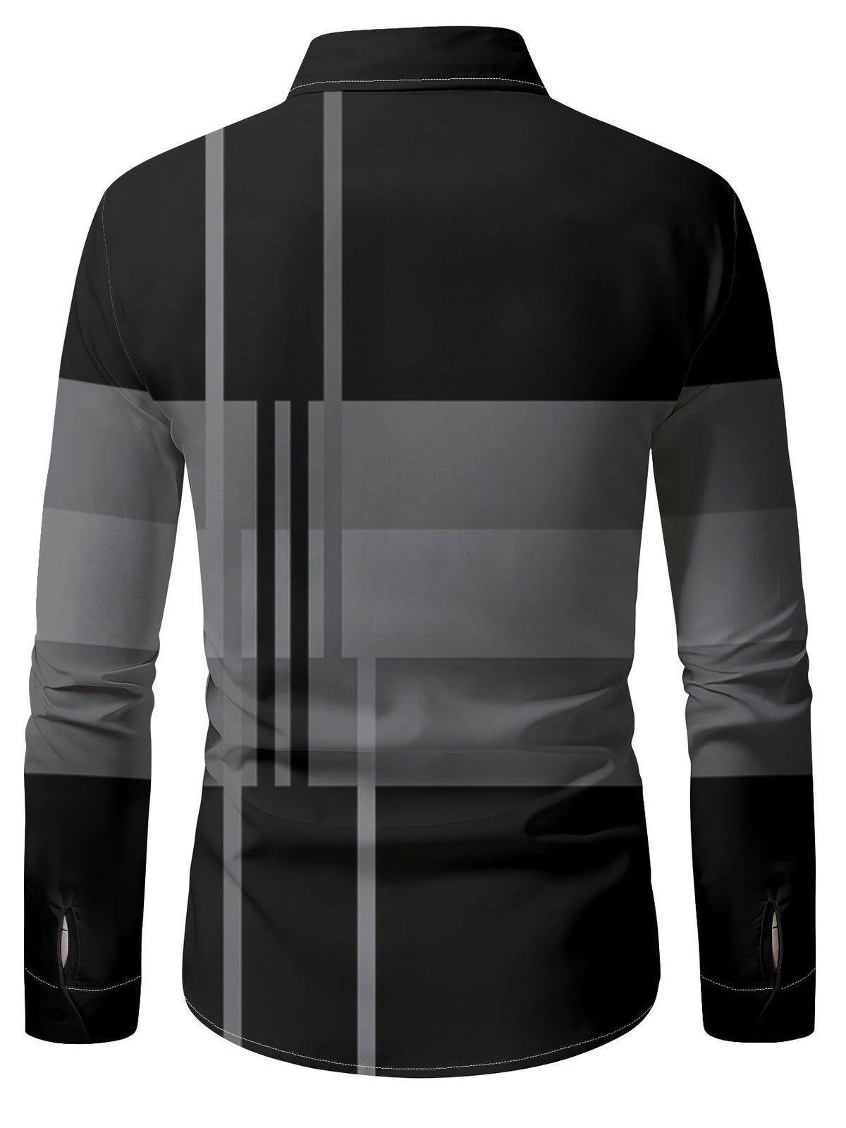 Nathan | Verfijnde Colorblock Overhemd met Knopen