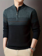 Gerard | Verfijnde Zip-Neck Trui