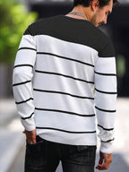 Bennington | Klassieke Gestreepte Crewneck Trui