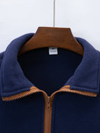 Russell | Halve-rits Stand-Kraag Pullover