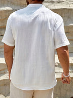 Adrian | Ontspannen Henley Shirt