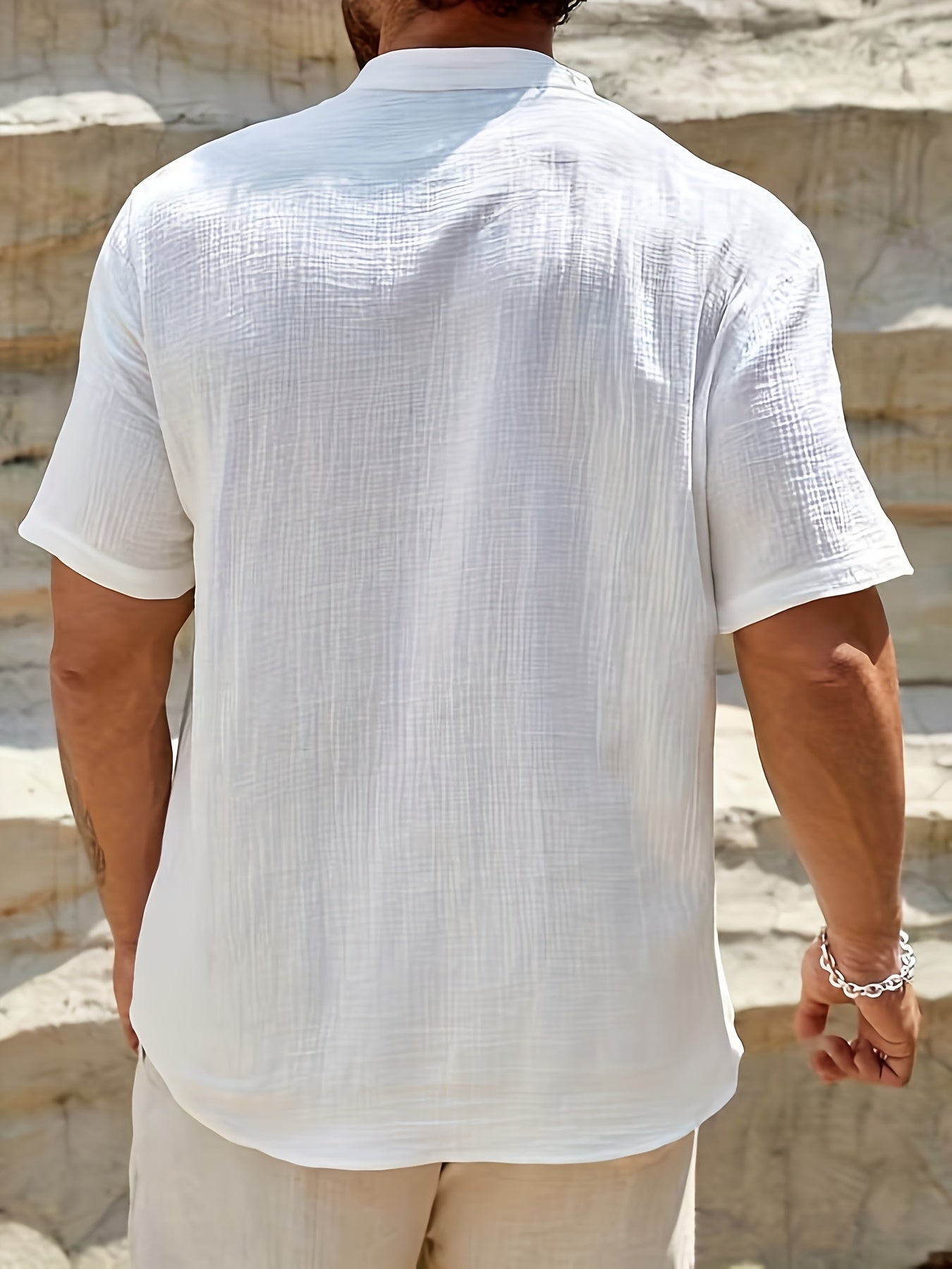 Adrian | Ontspannen Henley Shirt