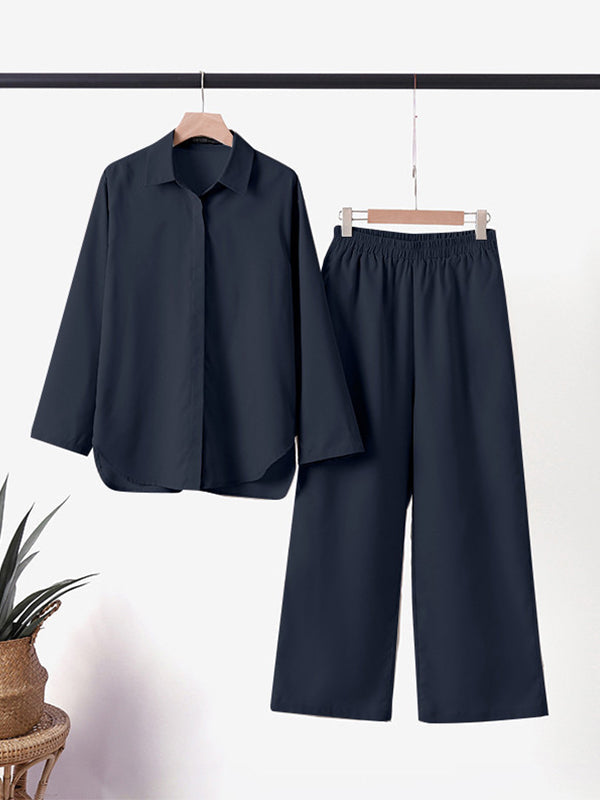 Denice™ Elegante Casual Twee Delige Set