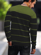 Bennington | Klassieke Gestreepte Crewneck Trui