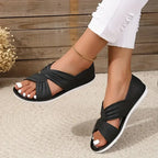 Delphine | Comfortabele Cross-Strap Sandalen