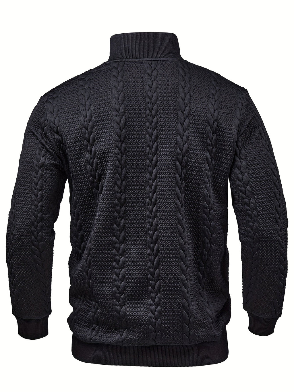 Callahan | Textured Button-Neck Pullover