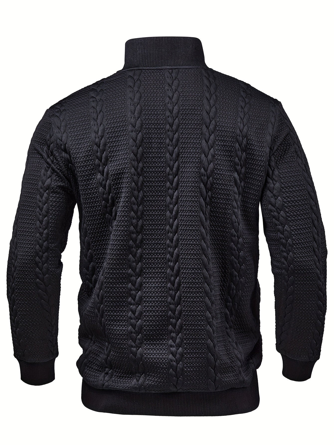 Callahan | Textured Button-Neck Pullover