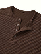 Callahan | Geribbelde Lange Mouwen Henley
