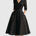 Ashley | Elegante Silhouette Midi Jurk