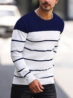 Bennington | Klassieke Gestreepte Crewneck Trui