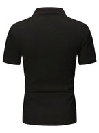 Sawyer | Textured Knit Polo Shirt