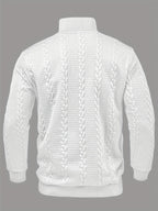 Callahan | Textured Button-Neck Pullover