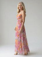 Isel™ Soft Wrap Maxi Jurk