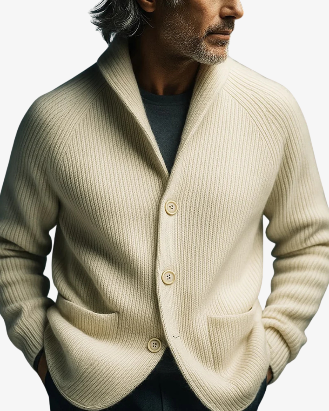 Elliot | Klassieke Knop Front Cardigan