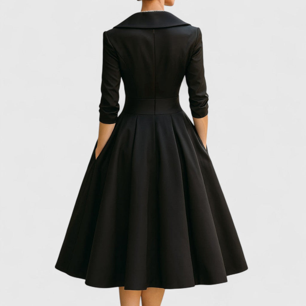 Ashley | Elegante Silhouette Midi Jurk