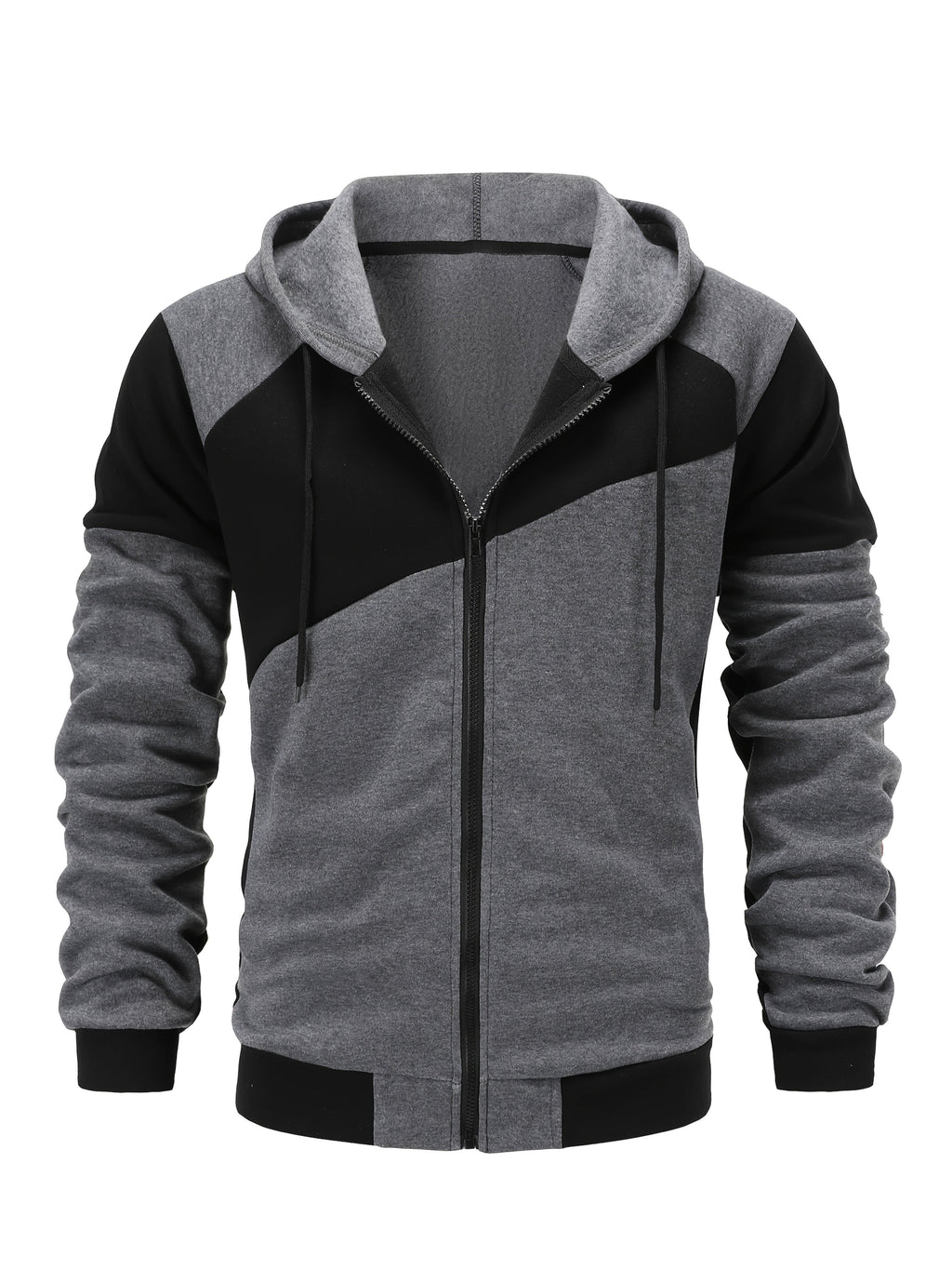 Carter | Kleurblok Rits-Op Hoodie Jacket