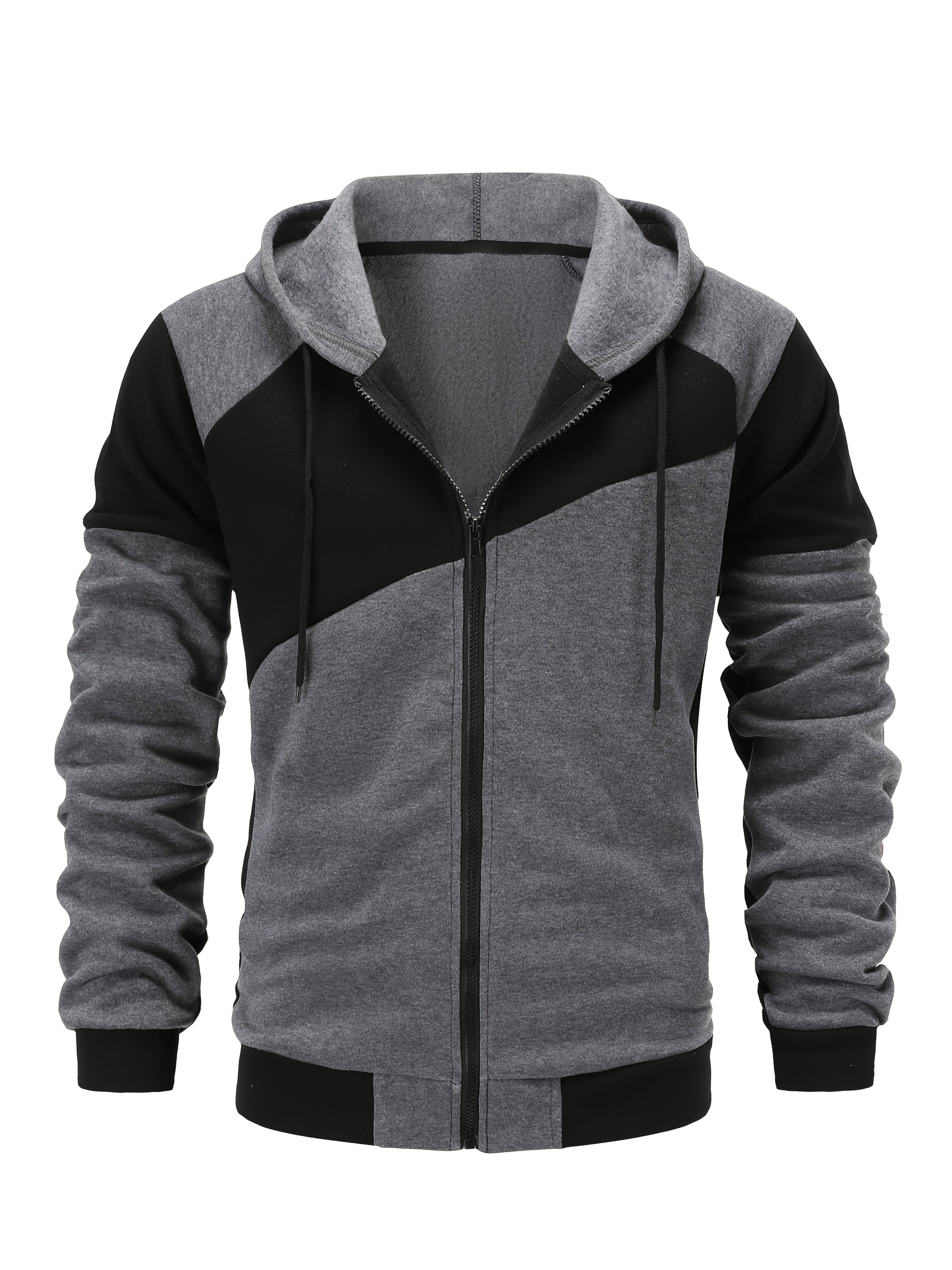 Carter | Kleurblok Rits-Op Hoodie Jacket
