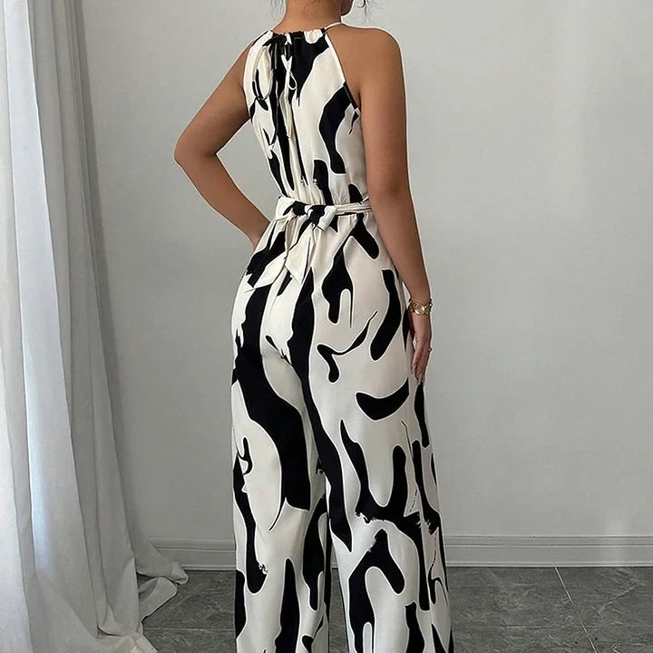 Jillanne™ Elegante Rugloze Jumpsuit