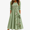 ISLA | WILLOW BLOOM SAGE MIDI JURK