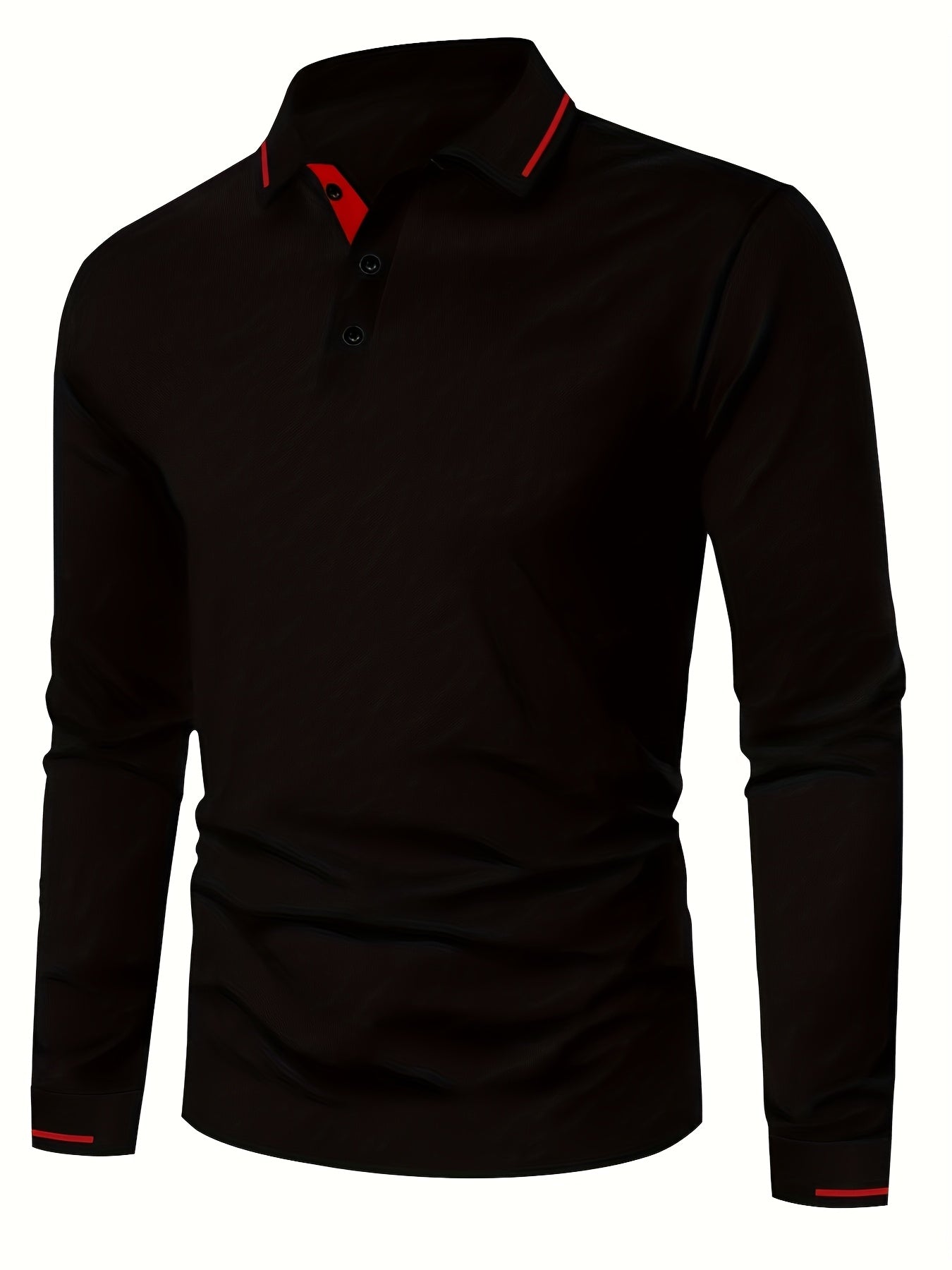 Emerson | Verfijnde Lange Mouwen Polo Shirt