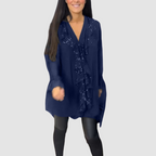 Elain™ Elegante Rimpel Blouse