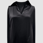 Astrid™ Elegante Satijnen Blouse