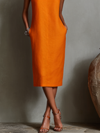 Maureen™ Midi-jurk met zakken