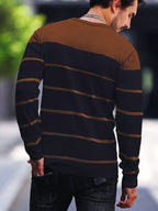 Bennington | Klassieke Gestreepte Crewneck Trui