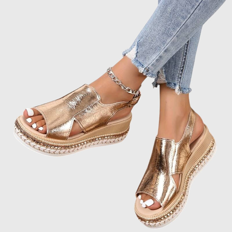MARGARET | ORTHOPEDISCHE GOUDE SANDALEN