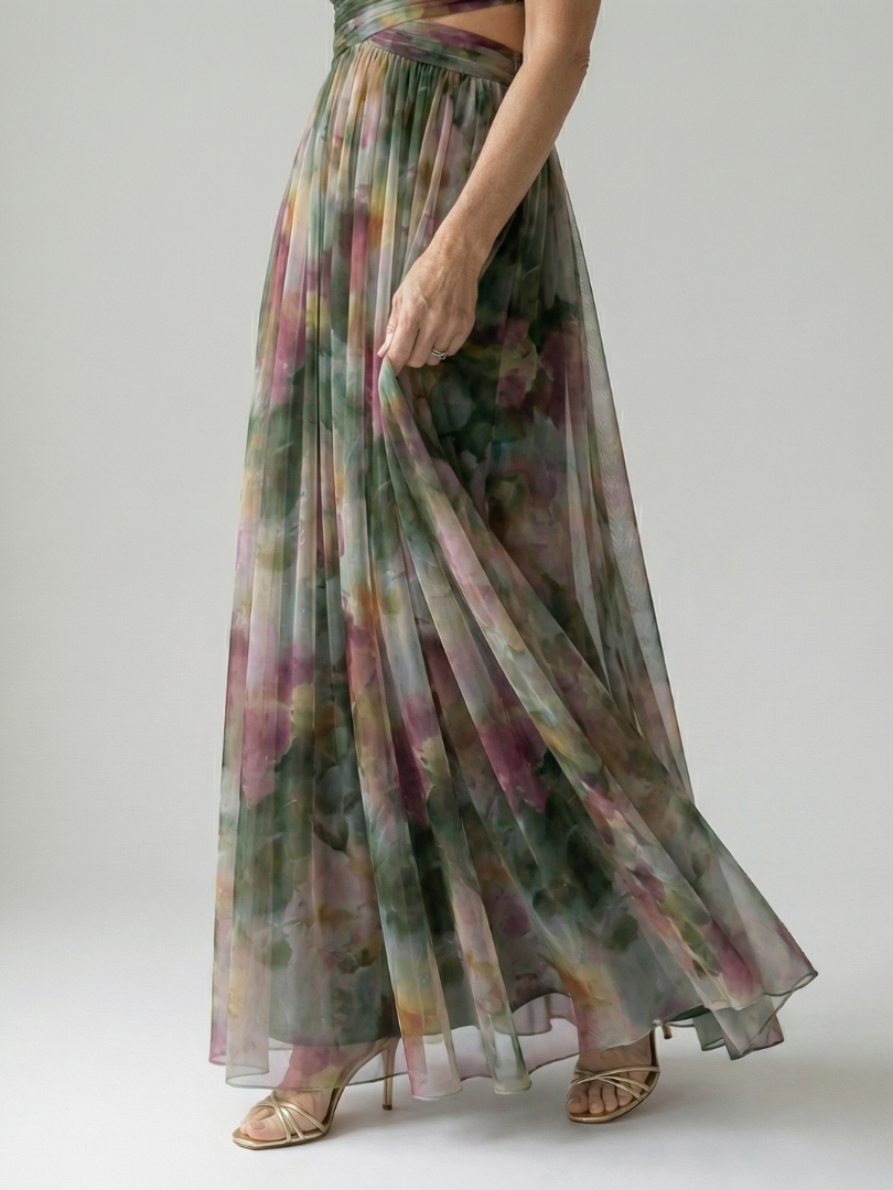 Isel™ Soft Wrap Maxi Jurk
