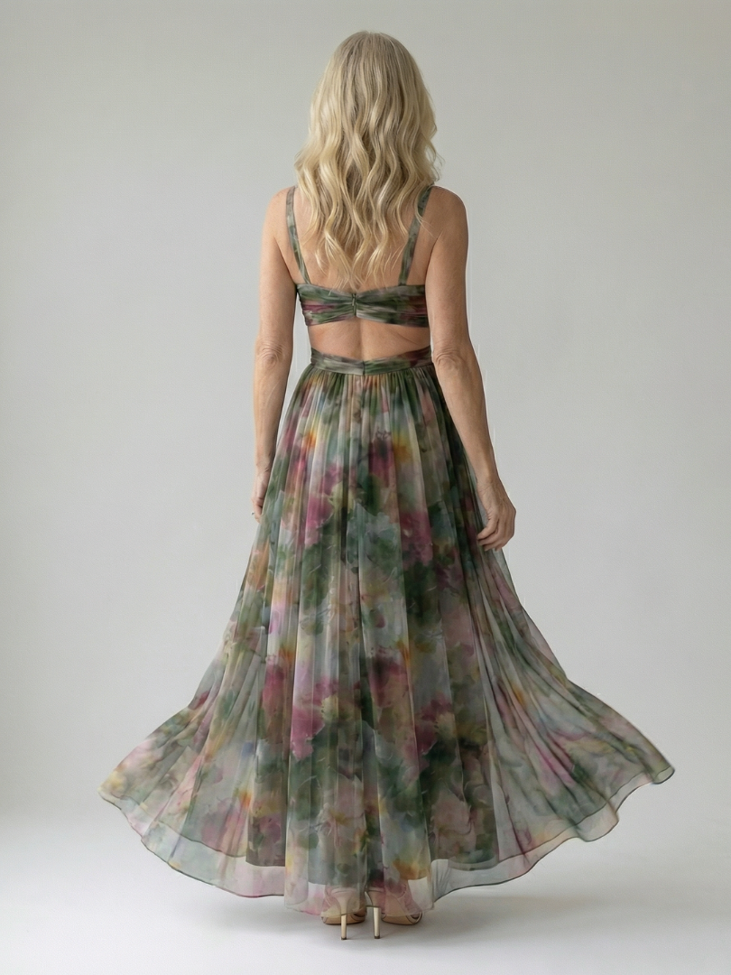 Isel™ Soft Wrap Maxi Jurk