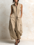 Ursula™ Utility Cargo Jumpsuit