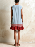 Hazel™ Ruffle Hem Tuniek Jurk