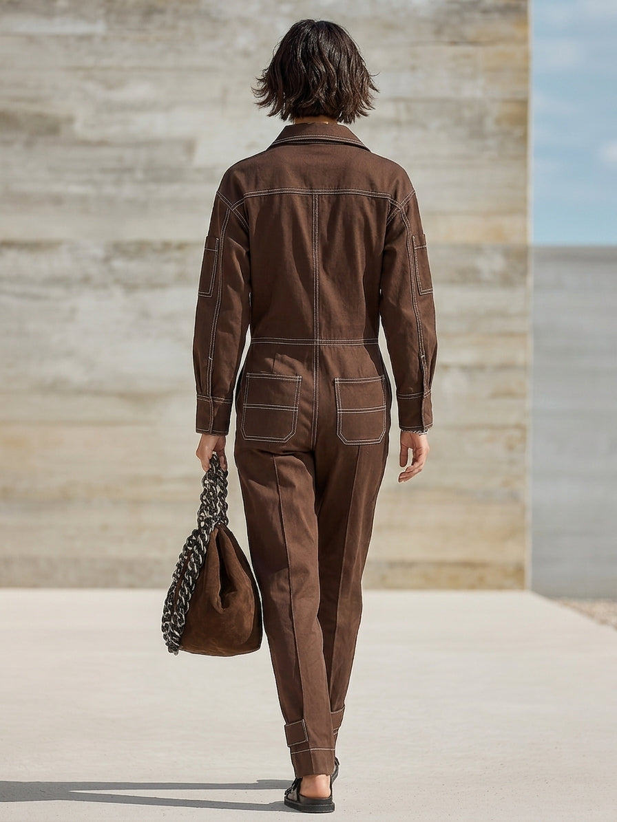 Muriel™ Rechte-Pijpen Jumpsuit