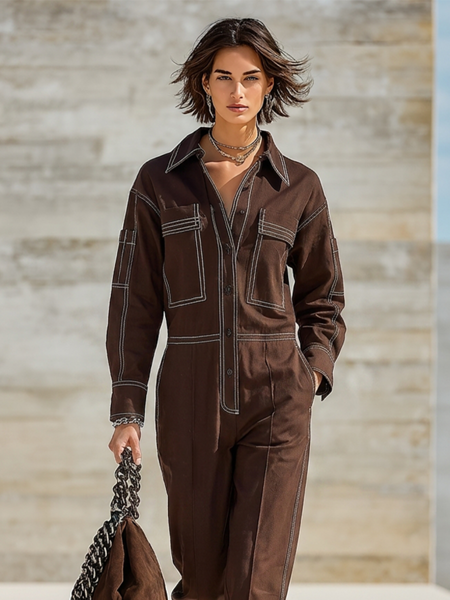 Muriel™ Rechte-Pijpen Jumpsuit