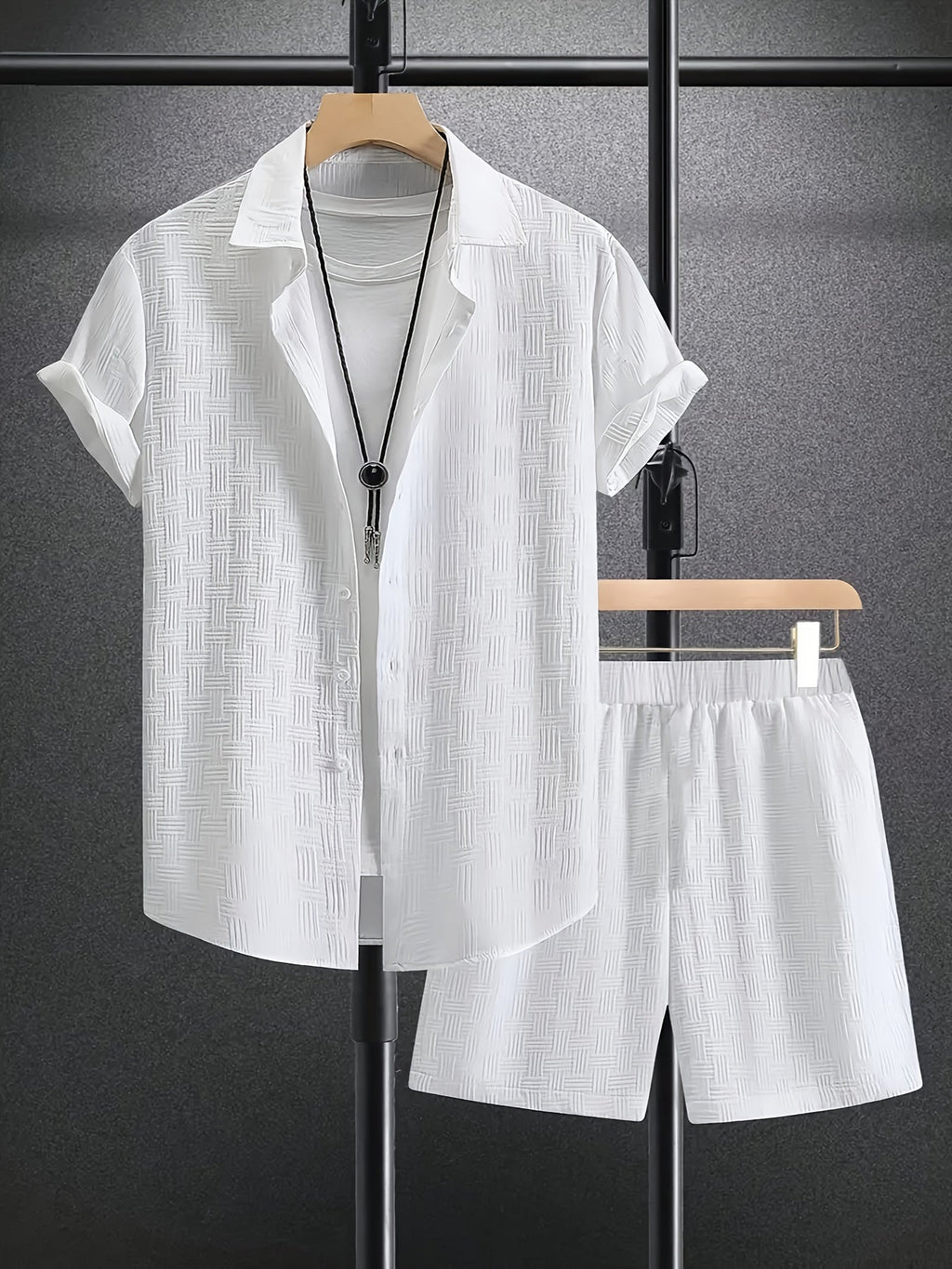 Miles | Textured Short Sleeve Set