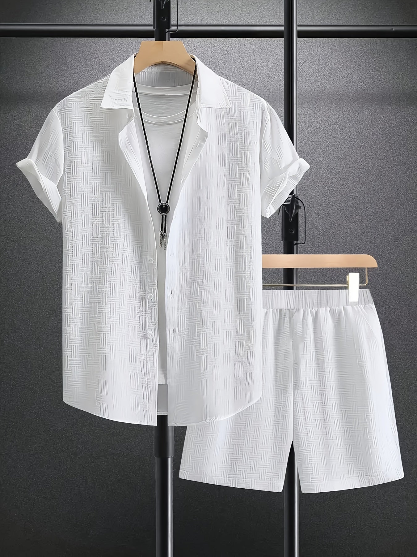 Miles | Textured Short Sleeve Set