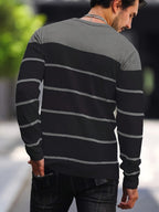 Bennington | Klassieke Gestreepte Crewneck Trui