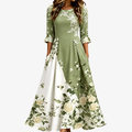 VIOLET | SAGE GARDEN ROSE POCKET MAXI JURK