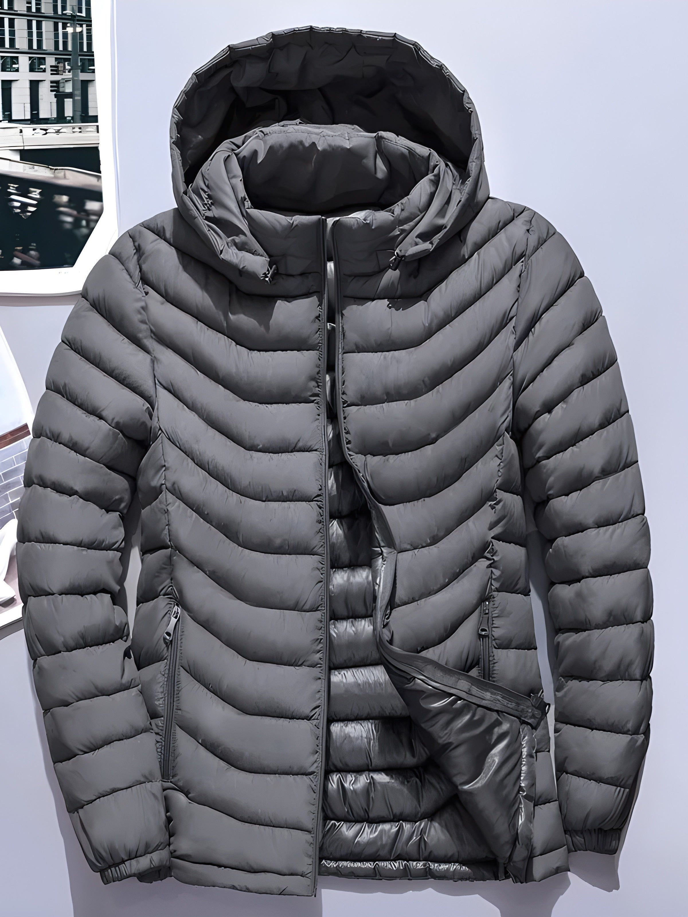 Silas | Gewatteerde Puffer Jacket met Kap