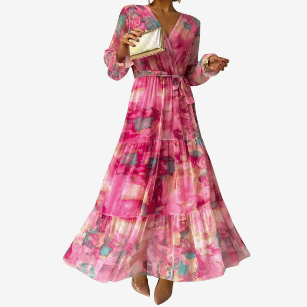 Sharrie™ Elegante Roze Jurk