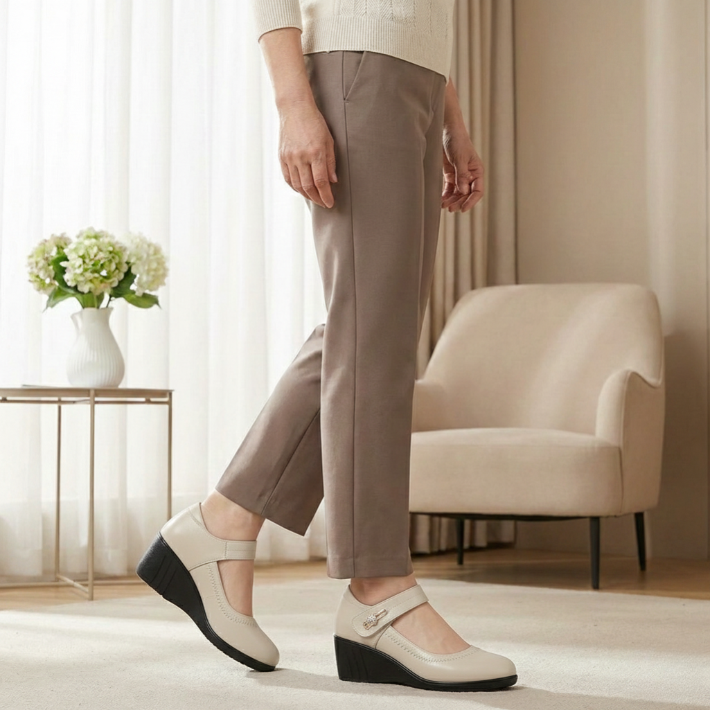 Monica | Klassieke Mid Heel Comfort Schoenen