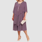 Elene™ Comfortabele Elegante Chiffon Midi Jurk